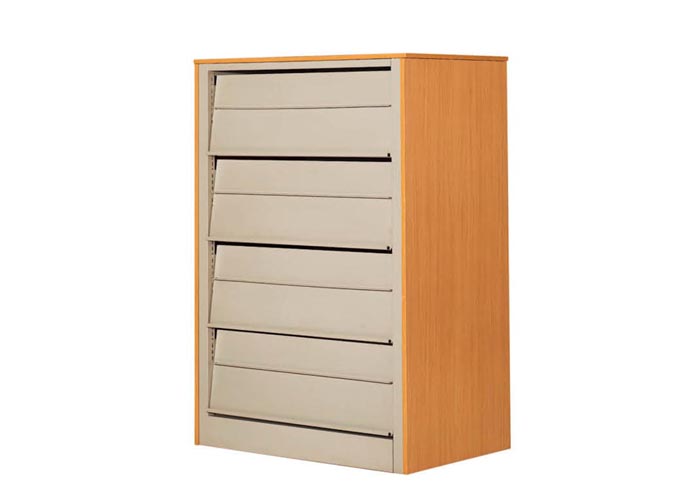 Library Furniture|Magazine Rack|Office Furniture|4-storey Single-faced Periodical Cabinet|��ľ�ڿ��� CG-C-4A
